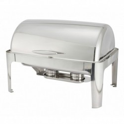8 Qt Full Size Roll Top Chafer Oblong