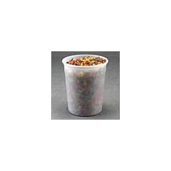 CL128 HDPE W Classic Line 128 oz White Container