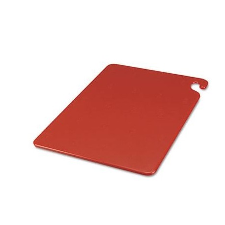 San Jamar Cut-N-Carry Color Cutting Boards Plastic Red