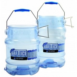 Saf-T-Ice Tote 6gal Capacity Transparent Blue