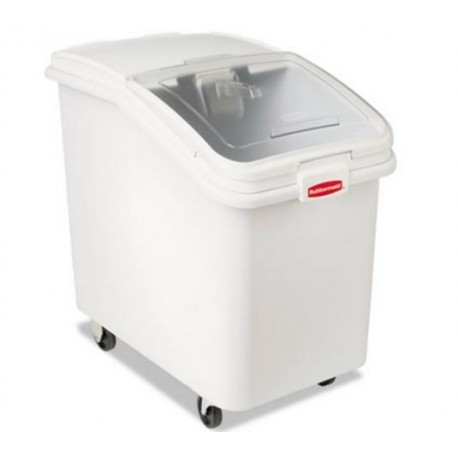 Rubbermaid Commercial ProSave Mobile Ingredient Bin 30.86gal 18w x 29 3/4d x 28h White