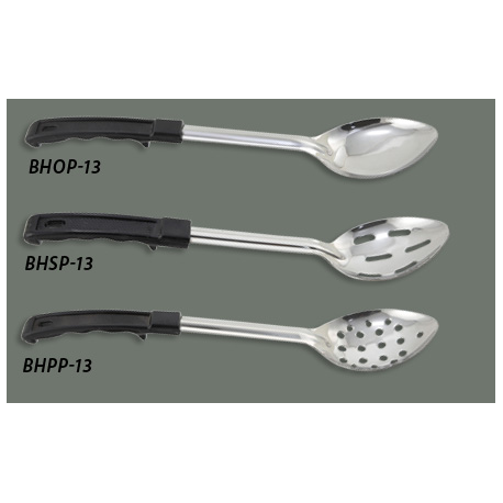 Basting Spoons with Stop Hock Bakelite Handle 11 SLOTTED (Minimum Order is 12/120 per Case)