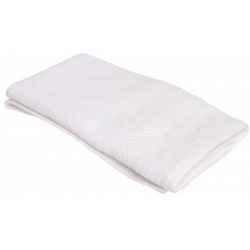 WASH CLOTH 13X13 1.50LBS WHITE Oxford Signature Towels Piano Design Dobby Borders 100% Cotton Dobby Hemmed WHITE