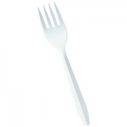 GEN Medium-Weight Cutlery Fork White