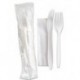 GEN Wrapped Cutlery Kit w/Fork Knife and Napkin Individually Wrapped