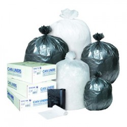 HIGH-DENSITY CAN LINER 17 X 18 4-GALLON 6 MICRON CLEAR