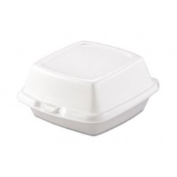 Dart Carryout Food Containers Foam 1-Comp 5.857 x 6 x 3 White