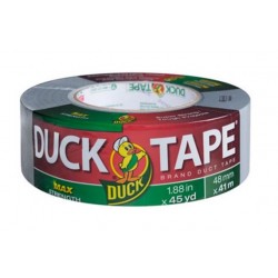 Duck Maximum Strength Duct Tape 11.5mil 1.88 x 45yd 3 Core Silver