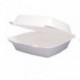 Dart Carryout Food Container Foam Hinged 1-Comp 9 1|2 x 9 1|4 x 3