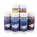 SCRUBS 6-PACK OF CLEANING AND DISINFECTING WIPES CLOTH 6 X 8