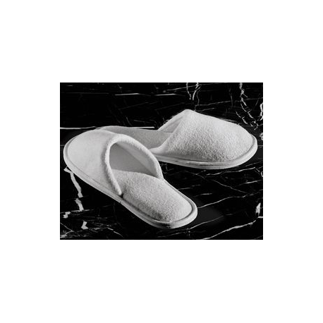 Slippers Registry Light weight Terry with EVA Soles Open Toe Individually Wrapped These Registry slippers feature lightweigh