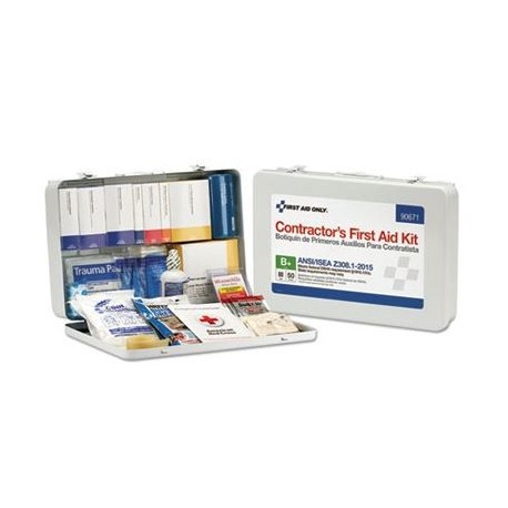 First Aid Only Contractor ANSI Class B First Aid Kit for 50 People 254 Pieces