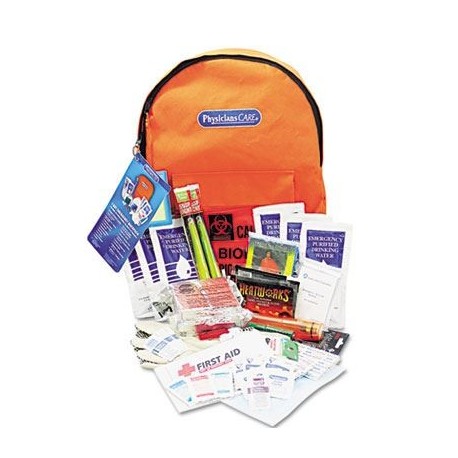 PhysiciansCare by First Aid Only Emergency Preparedness First Aid Backpack 63 Pieces