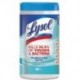 LYSOL Brand Disinfecting Wipes Ocean Fresh Scent 7 x 8 White