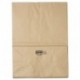 General 1|6 BBL Paper Grocery Bag 57lb Kraft Standard 12 x 7 x 17
