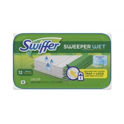 Swiffer Wet Refill Cloths Open Window Fresh Cloth White 8x10