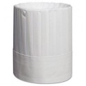 Royal Pleated Chefs Hats Paper White Adjustable 9 in Tall