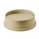 SWING TOP LID FOR ROUND WASTE CONTAINER PLASTIC BEIGE