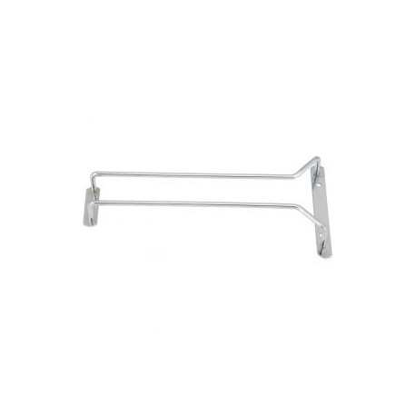 Wire Glass Hanger Chrome-Plated 10
