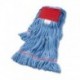Boardwalk Super Loop Wet Mop Head Cotton/Synthetic Large Size Blue