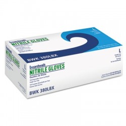 Boardwalk Disposable General-Purpose Nitrile Gloves Large Blue