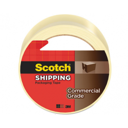 Scotch 3750 Commercial Grade Packaging Tape 1.88 x 54.6yds 3 Core Clear
