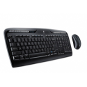 Logitech MK320 Wireless Desktop Set Keyboard/Mouse USB Black