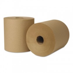 Ecosoft Hard Roll Towel 8in 1ply Natural  (31300) 3 Notch