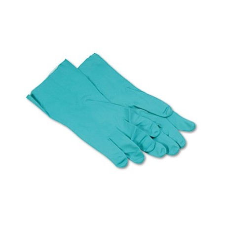 Boardwalk Flock-Lined Nitrile Gloves X-Large Green