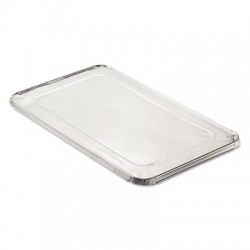 Handi-Foil of America Aluminum Steam Table Pan Lids Full Size Pan 20 13|16 x 12 7|8