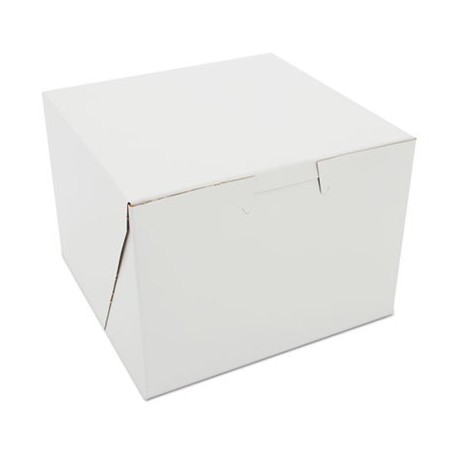 SCT Tuck-Top Bakery Boxes Paperboard White 5.5 x 5.5 x 4