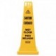 Rubbermaid Commercial Four-Sided Caution Wet Floor Safety Cone 10 1|2w x 10 1|2d x 25 5|8h Yellow