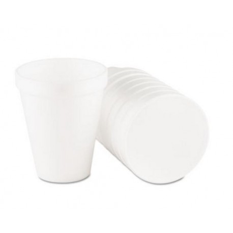 Dart Foam Drink Cups 10oz White 25/Bag 40 Bags/Carton