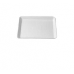 12.5 x 9.25 x .75 9L White Foam Tray
