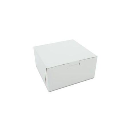 SCT Non-Window Bakery Boxes 6 x 6 x 3 White