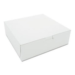 SCT Non-Window Bakery Boxes Paperboard 8w x 8d x 2 1|2h White