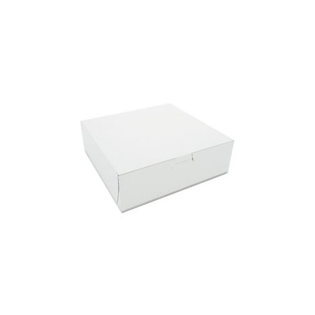 SCT Non-Window Bakery Boxes Paperboard 8w x 8d x 2 1|2h White