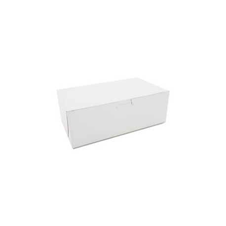 SCT Non-Window Bakery Boxes Paperboard 10w x 6d x 3 1|2h White