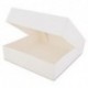 SCT Window Bakery Boxes White Paperboard 10 x 10 x 2 1|2