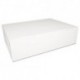 SCT Bakery Boxes White Paperboard 18 1|2 x 14 1|2 x 5