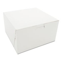 SCT Tuck-Top Bakery Boxes 7w x 7d x 4h White