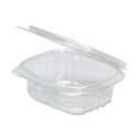 Genpak Clear Hinged Deli Container 24oz 7 1|4 x 6 2|5 x 2 1|4