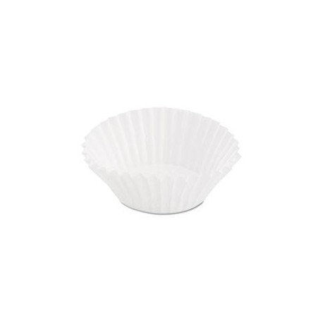 DIXIE Paper Fluted Baking Mini Cups Dry-Waxed 3-1|2 White