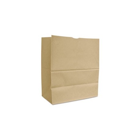 General 1|6 BBL Paper Grocery Bag 66 lbs Kraft Standard 12 x 7 x 17