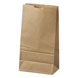 General 6 Paper Grocery Bag 35lb Kraft Standard 6 x 3 5|8 x 11 1|16