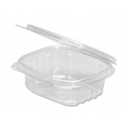 Genpak Clear Hinged Deli Container 32oz 7 1|4 x 6 2|5 x 2 5|8