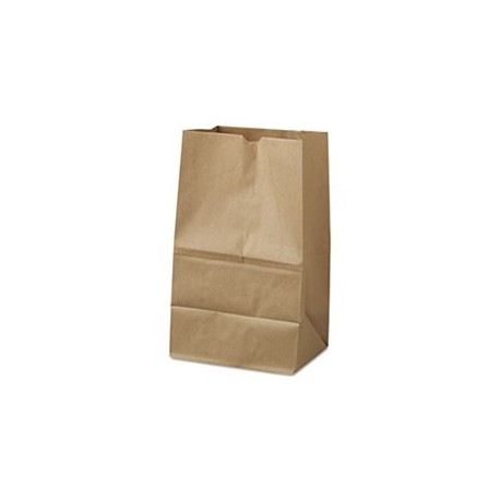 General 20 Squat Paper Grocery Bag 40 lbs Kraft Standard 8 1|4 x 5 15|16 x 13 3|8