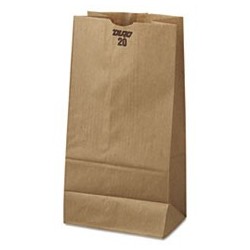 General 20 Paper Grocery Bag 20 lbs Kraft Standard 8 1|4 x 5 5|16 x 16 1|8