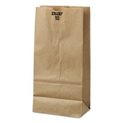 General 10 Paper Grocery Bag 35lbs Kraft Standard 6 5|16 x 4 3|16 x 13 3|8