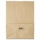 General 1|6 BBL Paper Grocery Bag 75 lbs Kraft Standard 12 x 7 x 17